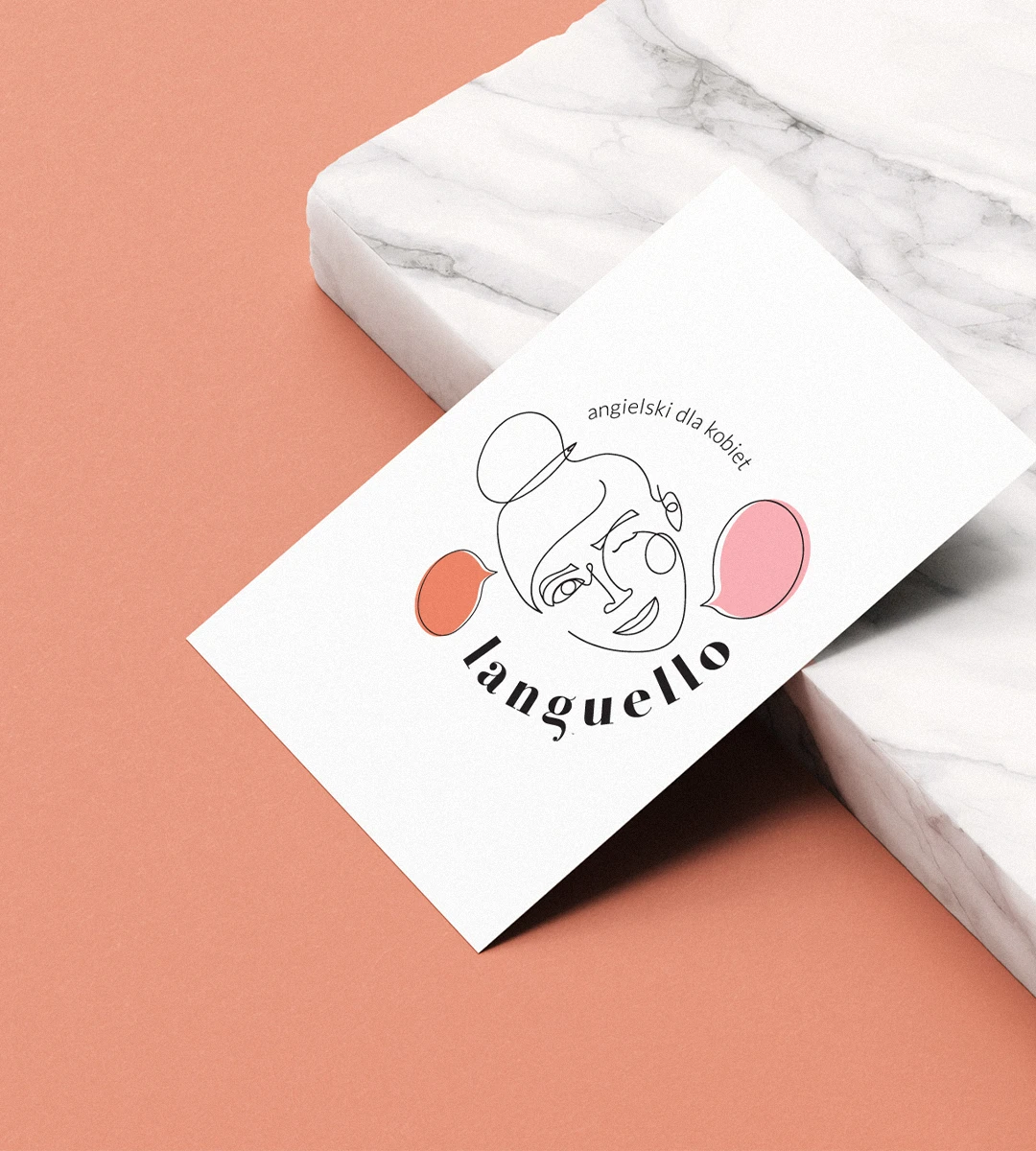 Projekt logo dla marki Languello